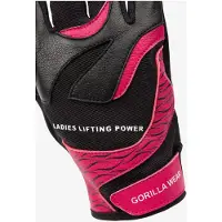 Gorilla wear Womens Fitnesshanskat 2.0 Musta Pinkki