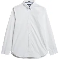 Superdry for man. M4011064A Essentials Tailored Lite Shirt white (XXL), Cotton, Classic, Long sleeve