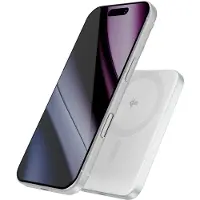 EPICO UltraPack Qi2 Slim 5000mAh Alu Mag+ Wireless Power Bank EM51 Wireless Charging 15W for iPhone and Android, Silver