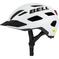 Bell Kick LED Mips, pyöräilykypärä, valkoinen