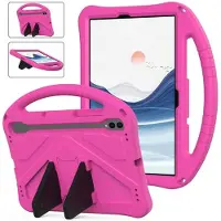 SKALO Samsung Galaxy Tab S11 Lasten suojakotelo, jossa on kahva ja jalusta - Pinkki