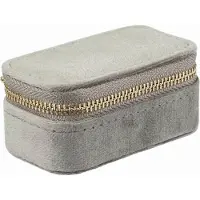 Dark Velvet Jewellery Box Micro Milieu Green