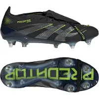 Adidas Predator Elite Fold-over Tongue Sg Electric Stealth - Musta/harmaa/lucid Sitruuna - Pehmeä Nurmi (Sg), koko 42