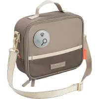 Done by Deer Insulated Lunch Bag Tiny Trails Sand 4 L - Grey - 24.5X 10X H 21CM