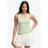 Superdry Vintage Lace Trim Vest - Green - 12