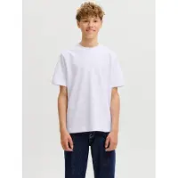 Jack & Jones Jjebarron Tee Ss O-Neck Noos Jnr - White - 140