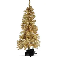 Koopman Joulukuusi kultainen 120 cm, Dirbtinė eglė auksinė 120 cm