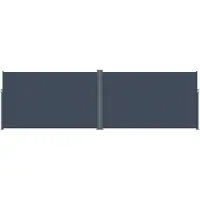 Lykke Sivumarkiisi 1,8x3 M(X2) Kaksipuolinen, Tummanharmaa