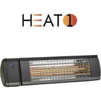 HEAT1 Terassilämmitineco High-line 1500 W, Titanium
