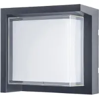 Forlight Led ulkoseinävalaisin Creu, Musta, Synteettinen materiaali, Moderni