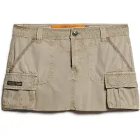 Superdry for woman. W7210305A Skirt Utility Parachute taupe (XS), Casual, Cotton