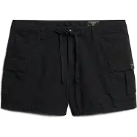 Superdry for woman. W7110424A Cargo shorts black (XS), Casual, Cotton