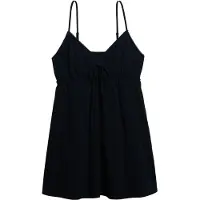 Superdry for woman. W8011958A Navy textured mini dress with straps (XS), Casual, Cotton, Sleeveless / Straps