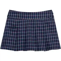 Superdry for woman. W7210419A Navy blue pleated skirt-trousers (M), Casual, Polyester