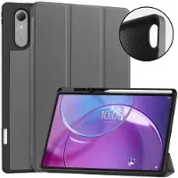 SKALO Trifold Kotelo sopii Lenovo Idea Tab Pro Gen 2 13" - Harmaa