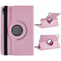 SKALO Samsung Galaxy Tab S11 360 Litchi Kotelo - Pinkki