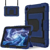 SKALO Samsung Galaxy Tab A11+ Armor Teline Olkahihna Suojakuori - Sininen