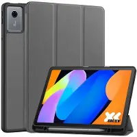 SKALO Lenovo Idea Tab 11" Trifold Kotelo - Harmaa