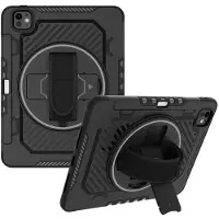 SKALO iPad Pro 11" M4 (2024) Erittäin Iskunkestävä Armor Shockproof Suojakuori - Musta