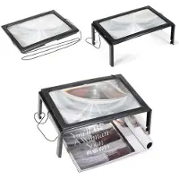 Benson Loupe - Bellson - A4 - LED 4X - Musta - Suurennos 3X