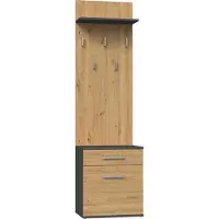 Top E Shop Vaateripustin DUO, ruskea