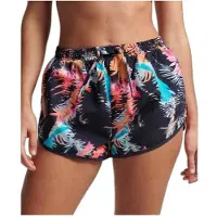 Superdry for woman. W7110347A Vintage navy print beach shorts (XL), Casual, Sustainable, Recycled nylon