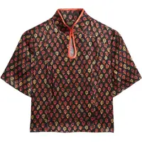 Superdry Mandarin Jacquard Lyhythihainen T-paita