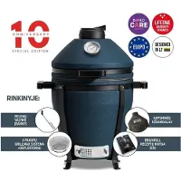 KAMADO Keraaminen grilli Bono Minimo Evo, 41 cm, 16", mattasininen