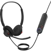 Jabra Engage 40 Inline Link USB-A -stereokuulokemikrofoni, musta