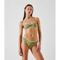 Karl Lagerfeld Bikinihousut omena / valkoinen