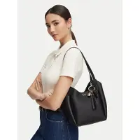 GUESS for woman. HWBG9735030 Black Melody bucket bag (OSFA), Casual, Polyurethane