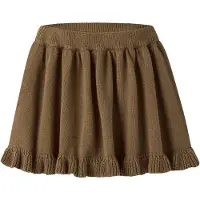 Lil´ Atelier Nmfkopa Knit Skirt Lil - Brown - 116