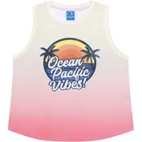 Ocean pacific Toppi 'Maroubra' katkero / oranssi / vaalea pinkki / valkoinen