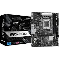 Asrock B760M-H2/M.2 - Emolevy - micro-ATX - LGA1700-asennuspaikka - B760-piirisarja - USB 3.2 Gen 1 - sisäinen grafiikka (vaatii suorittimen)