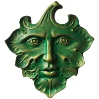 Typecat The Green Wall Art Sculpture Premium Quality Cast Iron Wall Plaque,the Green ,Spring,Fantasy Decorative Sculpture