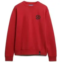 Superdry for man. M2014491A Merchant sweatshirt red (XL), Casual, Cotton