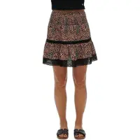 Superdry Printed Lace Trim Lyhyt Hame