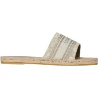 Superdry for woman. WF310223A Grey canvas espadrilles (39), Fabric, Flat, None, Casual