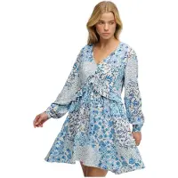 Superdry Woven Tiered Pitkähihainen Lyhyt Mekko