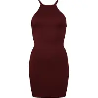 Superdry for woman. W8011537A Maroon olympic back mini dress (XL), Casual, Modal, Sleeveless / Straps