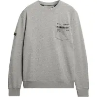 Superdry for man. M2014294A Utility Loose sweatshirt grey (XXL), Casual, Cotton