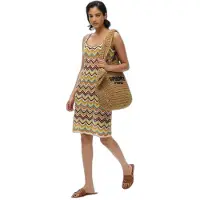 Superdry Zigzag Hihaton Lyhyt Mekko