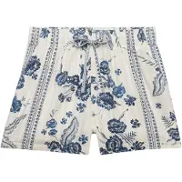 Superdry for woman. W7110497A Cotton Printed Beach Shorts white (S), Beachwear