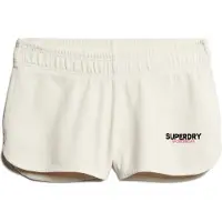 Superdry for woman. W7110416A Sportswear Racer Shorts Off-White (L), Casual, Cotton