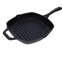 Victoria nelikulmainen valurautainen grillipannu, pre-seasoned 44,1x28,4 cm