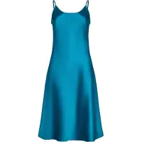 Serena Silueta Mekko 'Below the knee satin slip dress 'Grace'' turkoosi