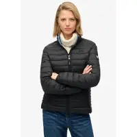 Superdry for woman. W5012067A Fuji Lite Jacket black (L), Casual, Recycled nylon
