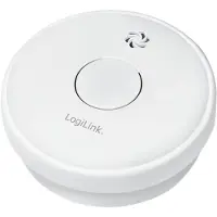 Logilink SC0015, Valosähköanturi, Langallinen, Valkoinen, Koti, 85 dB, Pintakiinnitys