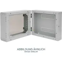 Malmbergs Kaksiosainen kytkentäkaappi 19” 250 mm 4he