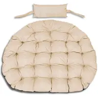AIO Factory Puutarhatyyny riipputuoliin 120 cm haikaranpesä vedenpitävä beige